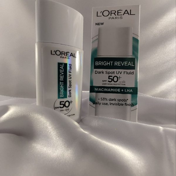 کرم ضد آفتاب فلوییدی ضد لک لورآل پاریس مدل SPF50+ Bright Reveal